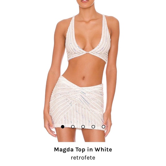 Retrofete Dresses & Skirts - Poshmark Magda Top and Skirt set. Top size XS, skirt size S and completely new